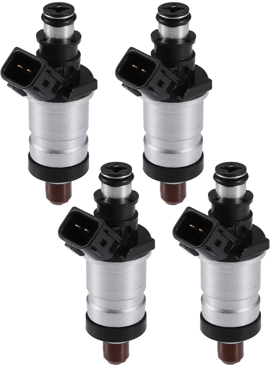 Solidchoice - Auto Brandstofinspuitmond - 4 Stuks Zwart
