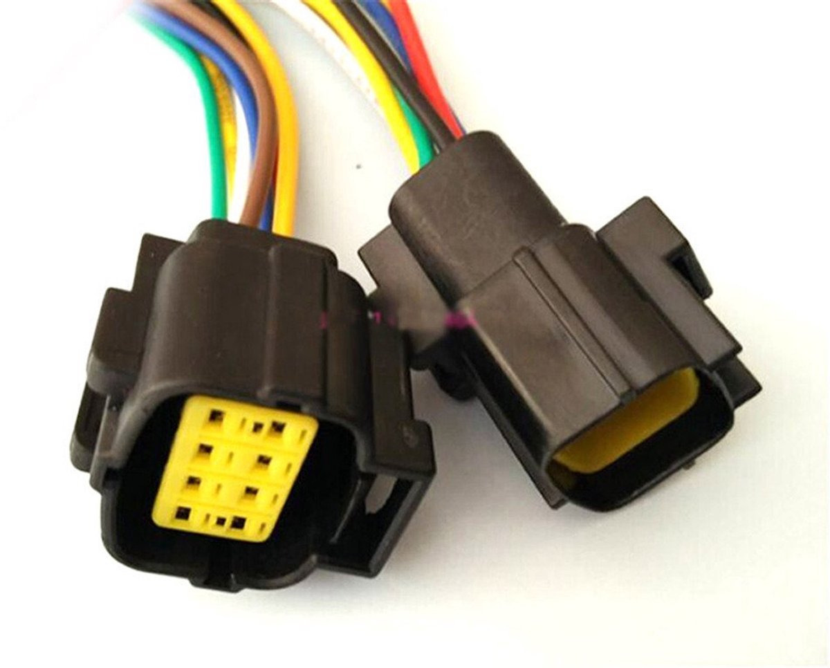 1 Set 8 Pin Car Engineering Waterproof Electric Wire-Cable Connection Plug Without Cable - ShopVlot