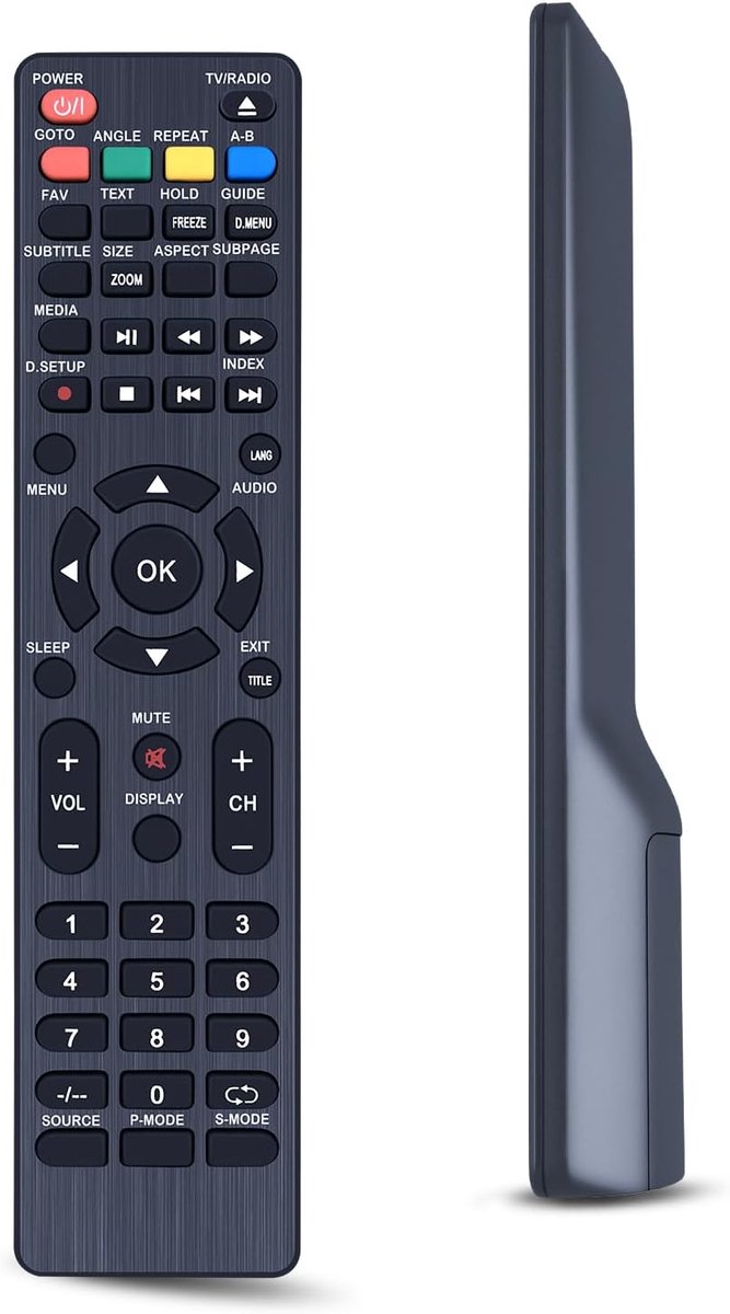 Vervangende afstandsbediening geschikt voor Altius A-185HDV TRC-01 A-400F K42DLT1F TV - ShopVlot
