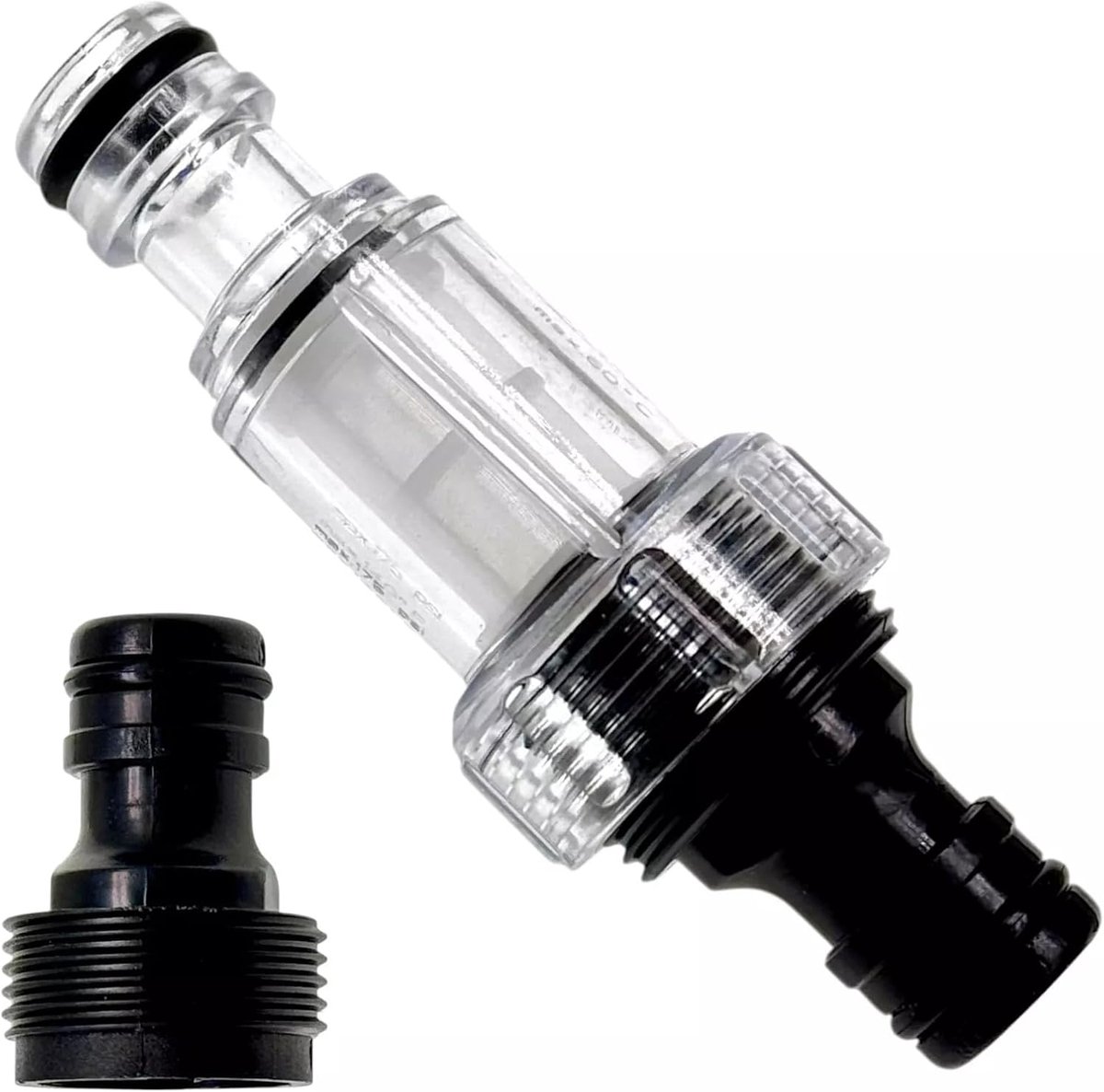 M&M Smartek Garden Hose Water Filter Set with 16mm Quick Coupling and 3/4 Inch Water Tap Pre-Filter, Effective Outdoor - ShopVlot