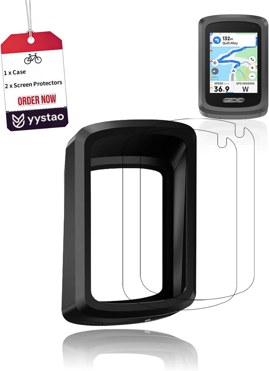 Protective Case for GEOID CC700/GEOID CC700 Pro, GPS Navigation Device, yystao Silicone Case, Includes 2 Soft PET - ShopVlot