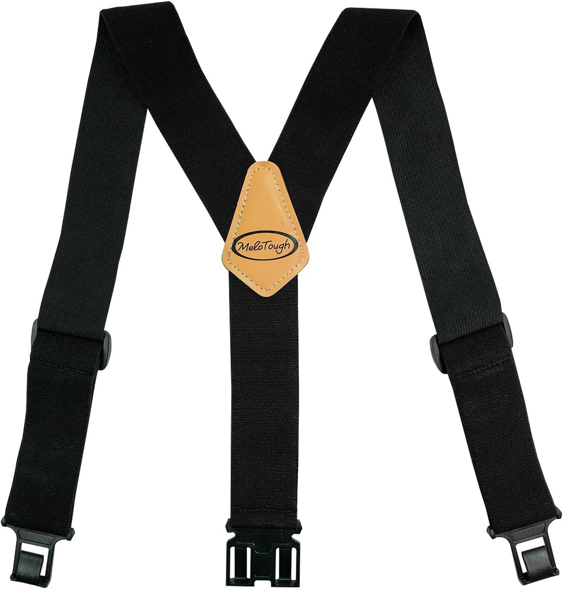 MELOTOUGH Belt Clip Suspenders Men Perry Braces with 2 Inch Width, Non-Metal Suspenders for Casual Wear, Workplace - ShopVlot