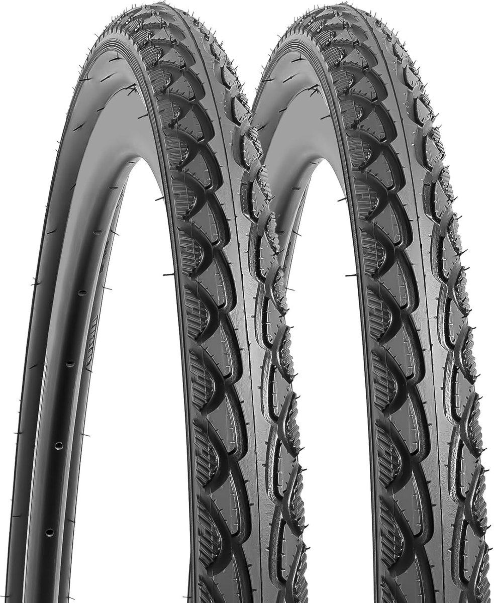 YunSCM 2 Pcs Foldable 28 Inch Bicycle Tires 700 x 45C Coat 47-622 Compatible 700x43C 700x44C 700x45C 700x46C 700x47C - ShopVlot