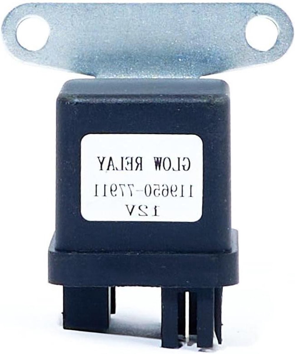 Gloeirelais - Gloeistift - Tractor Starten - OEM Specificaties - 12V - Zwart