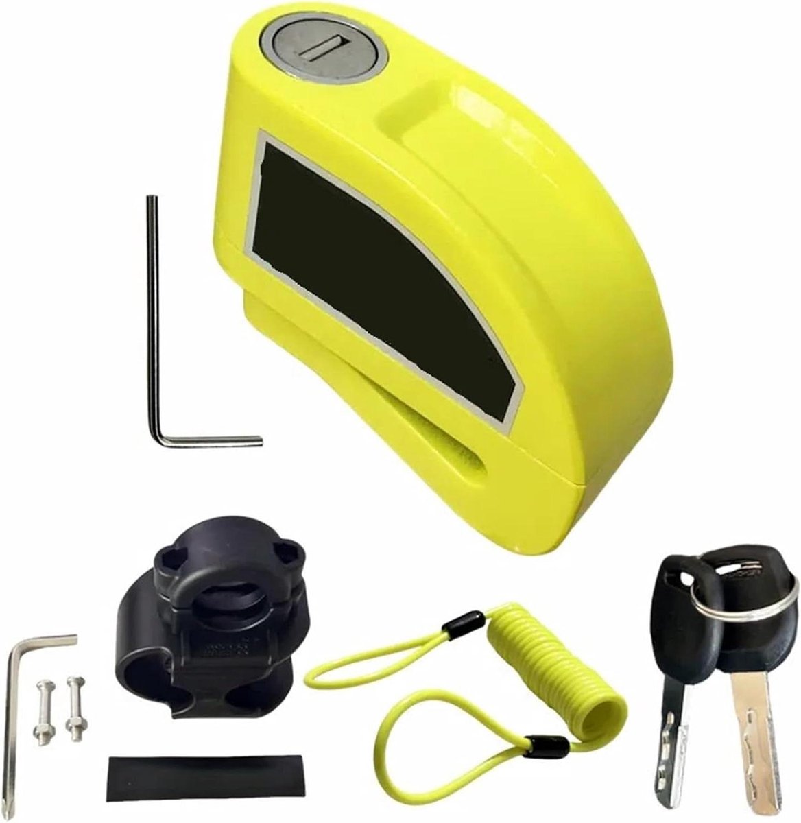 Motorfiets Alarm Slot - Fiets Beveiliging - Diefstal Voorkomen - Waterdichte Aluminium Constructie - 10 x 10 x 10 mm