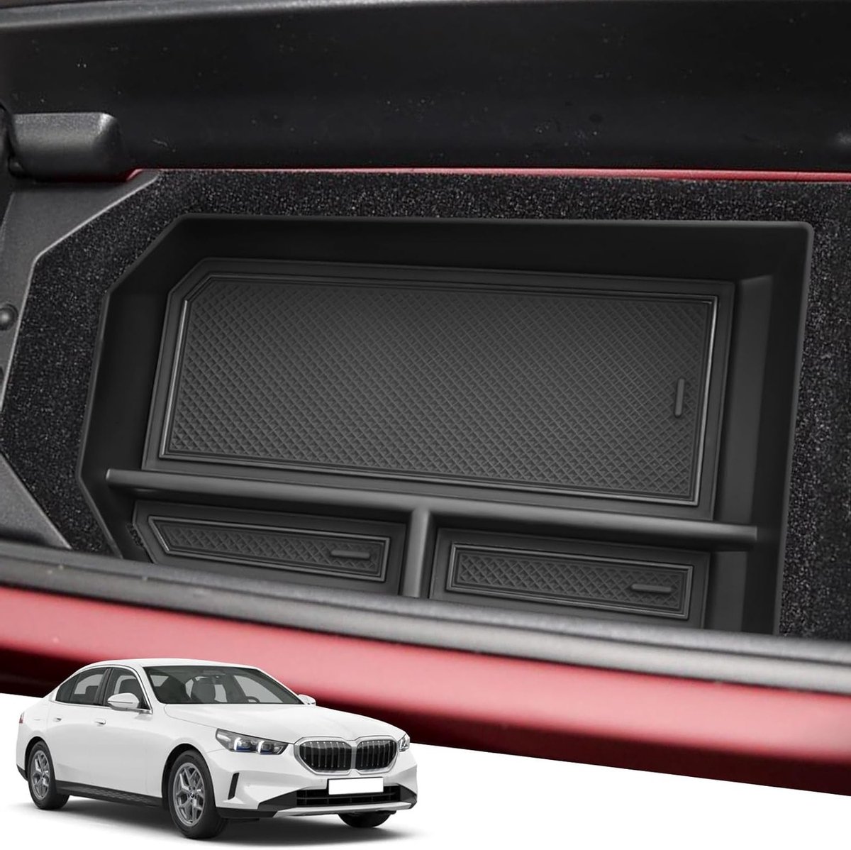 Center Console Opbergdoos Geschikt voor BMW 5 Series G60 i5 (2023-2025) - 3D Scanner, Instrumentenpaneel en Handschoenenvak Accessoires