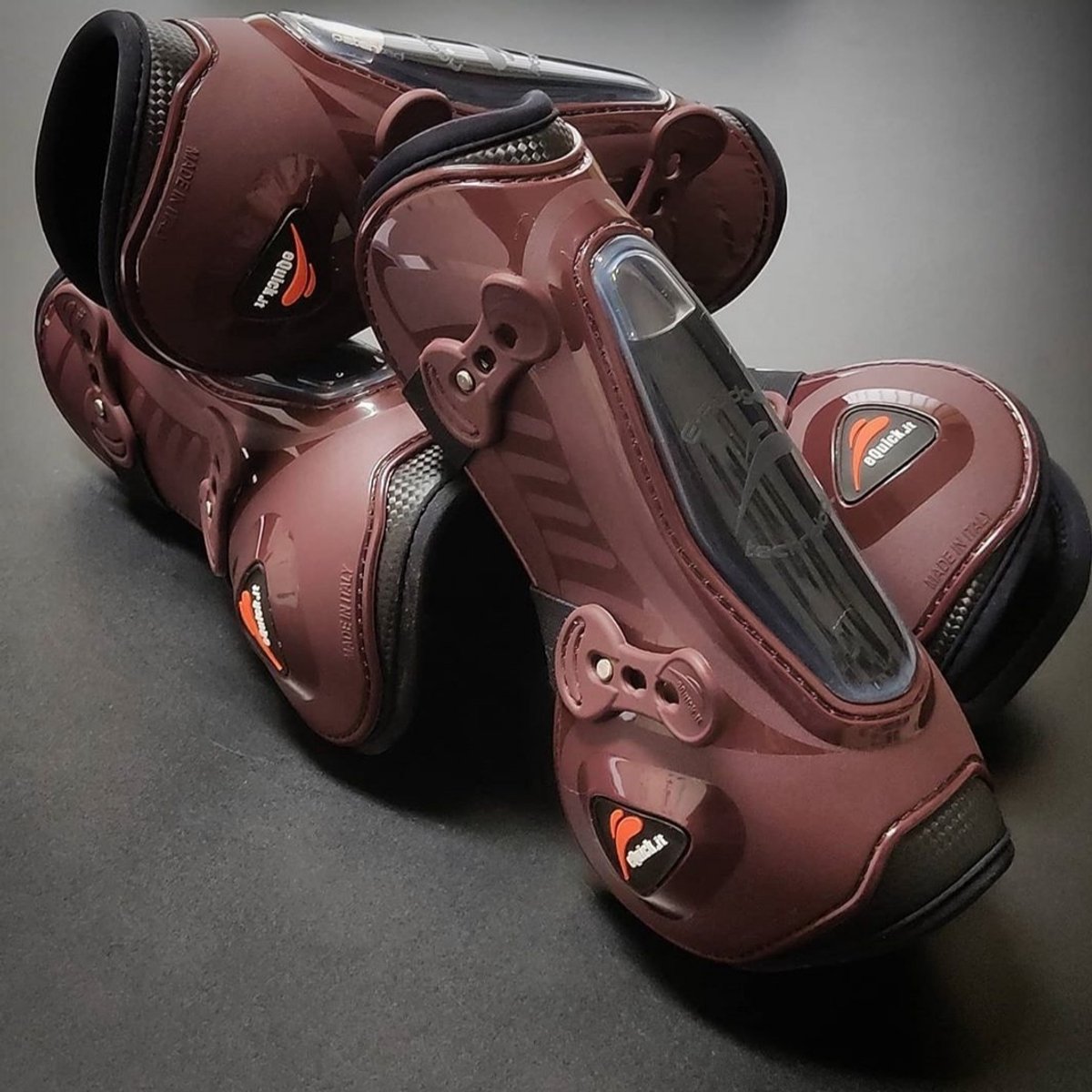 eQuick eShock Legend Peesbeschermers - M - Zwart