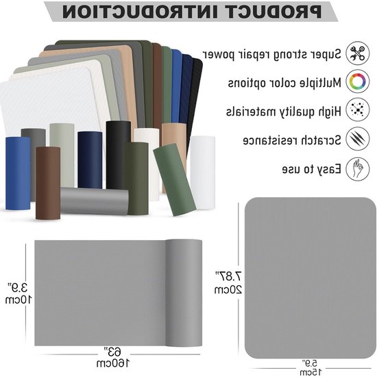Zelfklevende Nylon Patches 20x15cm - Waterdichte Reparatie Patch voor Tenten, Donsjacks en Slaapzakken — afbeelding 5