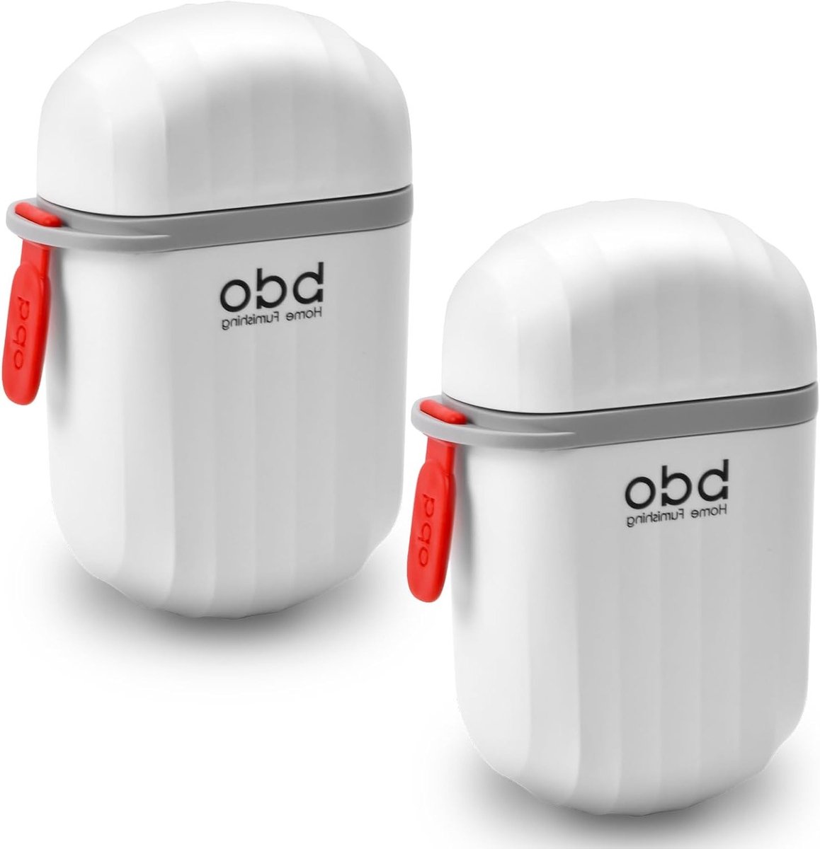 Leakproof Zeepbakjes Set van 2, Draagbare Zeepdispenser met Deksel voor Badkamer, Camping en Reizen, Ideaal voor Organisatie en Hygiëne