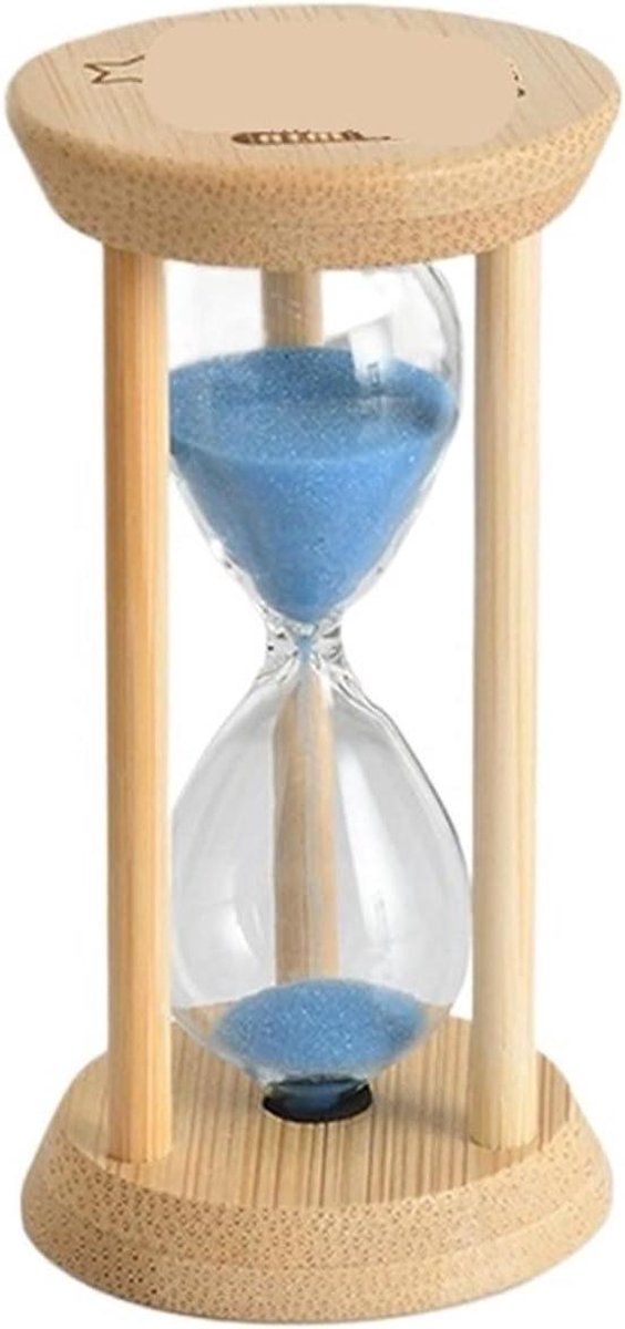 Zandlopers - Zandklok timers - Tijd management - Decoratief element - 2 stuks - Blauw