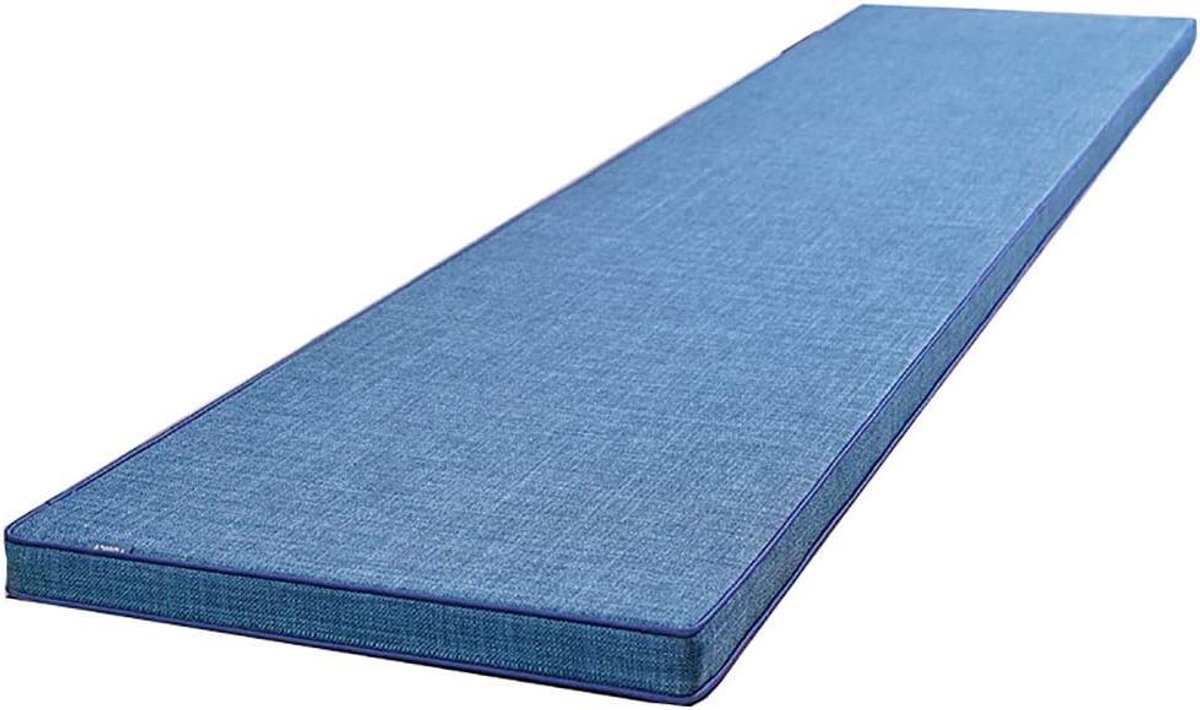 Tuinkussen Bank - Zitkussen Buiten - Comfortabel Zitten - Waterafstotend Stof - 120x40x8cm - Blauw
