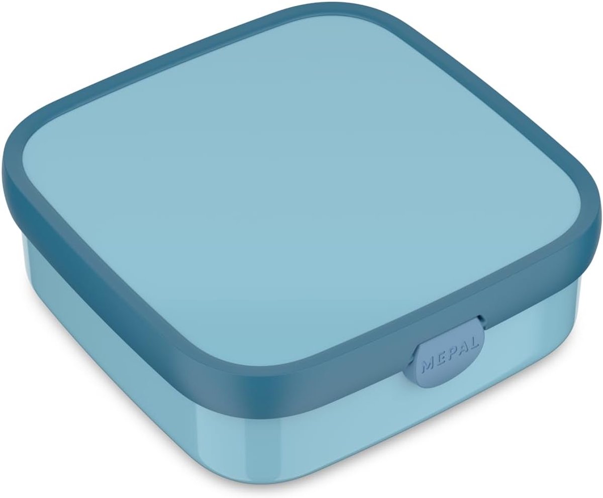 SnelShoppen - Broodtrommel 1,3 L Cool Blue - Mepal Campus, Lunchdoos, Kinderbroodtrommel, Duurzaam, Voedselveilig, Compact, School, Werk, Picknick