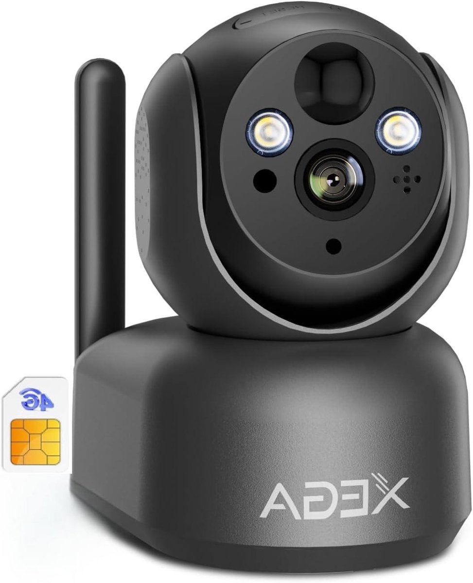 Beveiligingscamera Binnen - Huisdier Camera - Huisdieren Bewaken - 4G Connectiviteit - 2K Resolutie - Donker