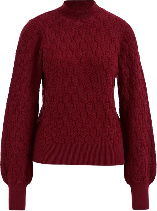 WE Fashion Dames gebreide trui met structuur