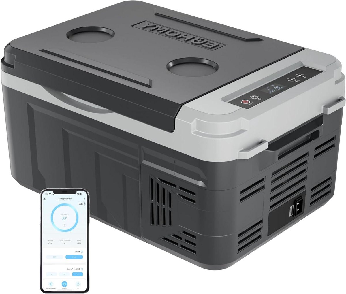Draagbare Koelbox - Auto Koelkast - Reizen en Kamperen - Snelle Koeling 15 Min - 10 Liter - Zilver