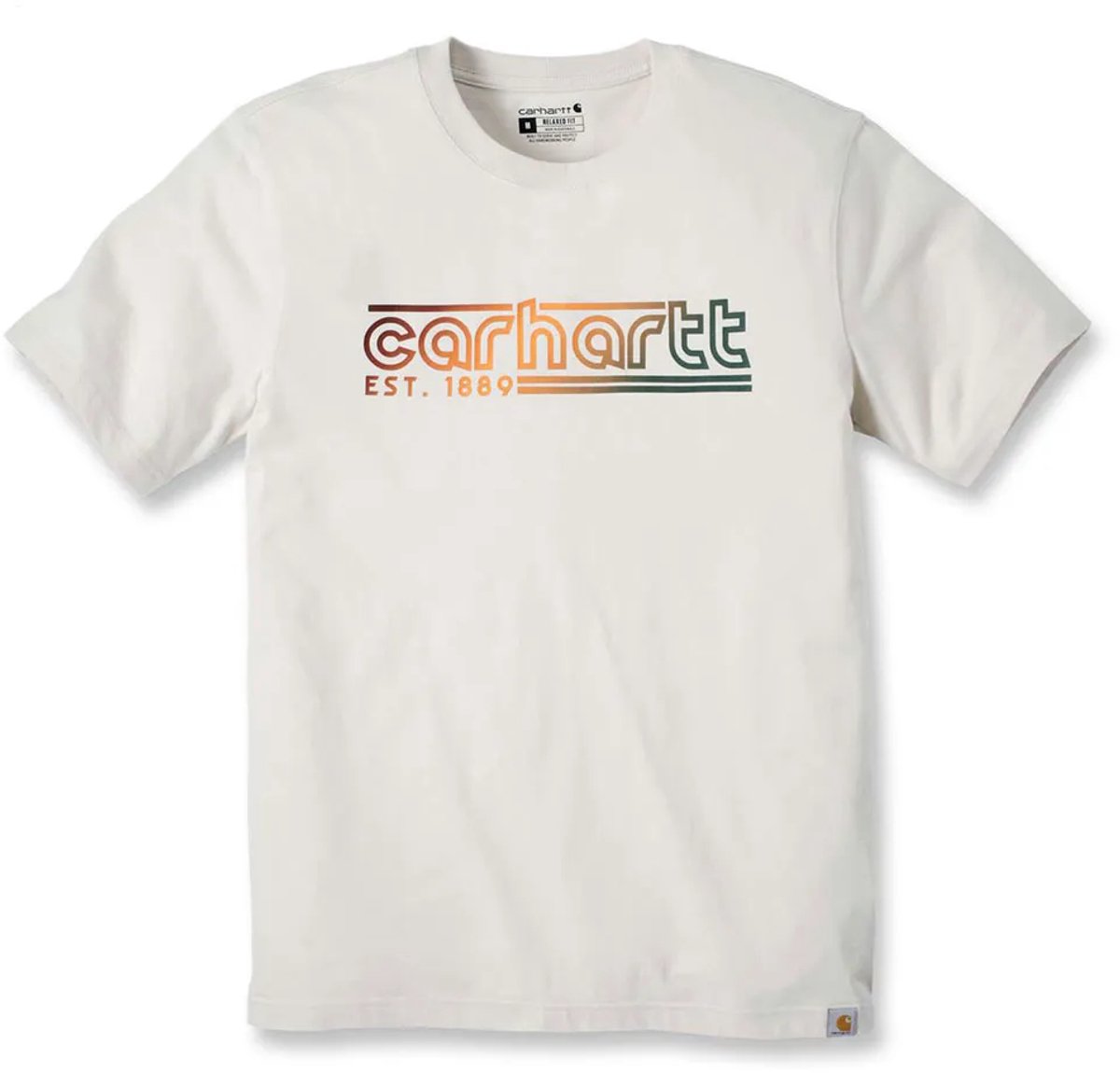 Carhartt Tk6538 T-shirt Met Korte Mouwen S Man Wit