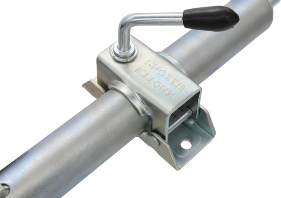 Steunwiel voor Aanhanger en Caravan - 48 mm met Hulpstukken tot 150 kg van Merkloos	 — afbeelding 3