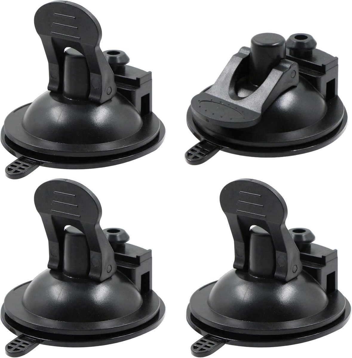 Veelzijdige Zuignap Haken voor Auto en Kamperen - Set van 4 Stuks voor Huishoudelijk Gebruik, Tentspanning, Boot en Caravan