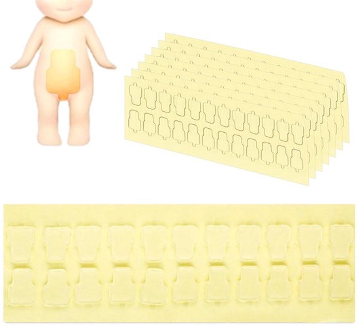 192 Stuks Dubbelzijdige Doorzichtige Kleefpads voor Pop, Verwijderbare Gellijm Plakband met Stopverf, Poppenhuis Accessoires.