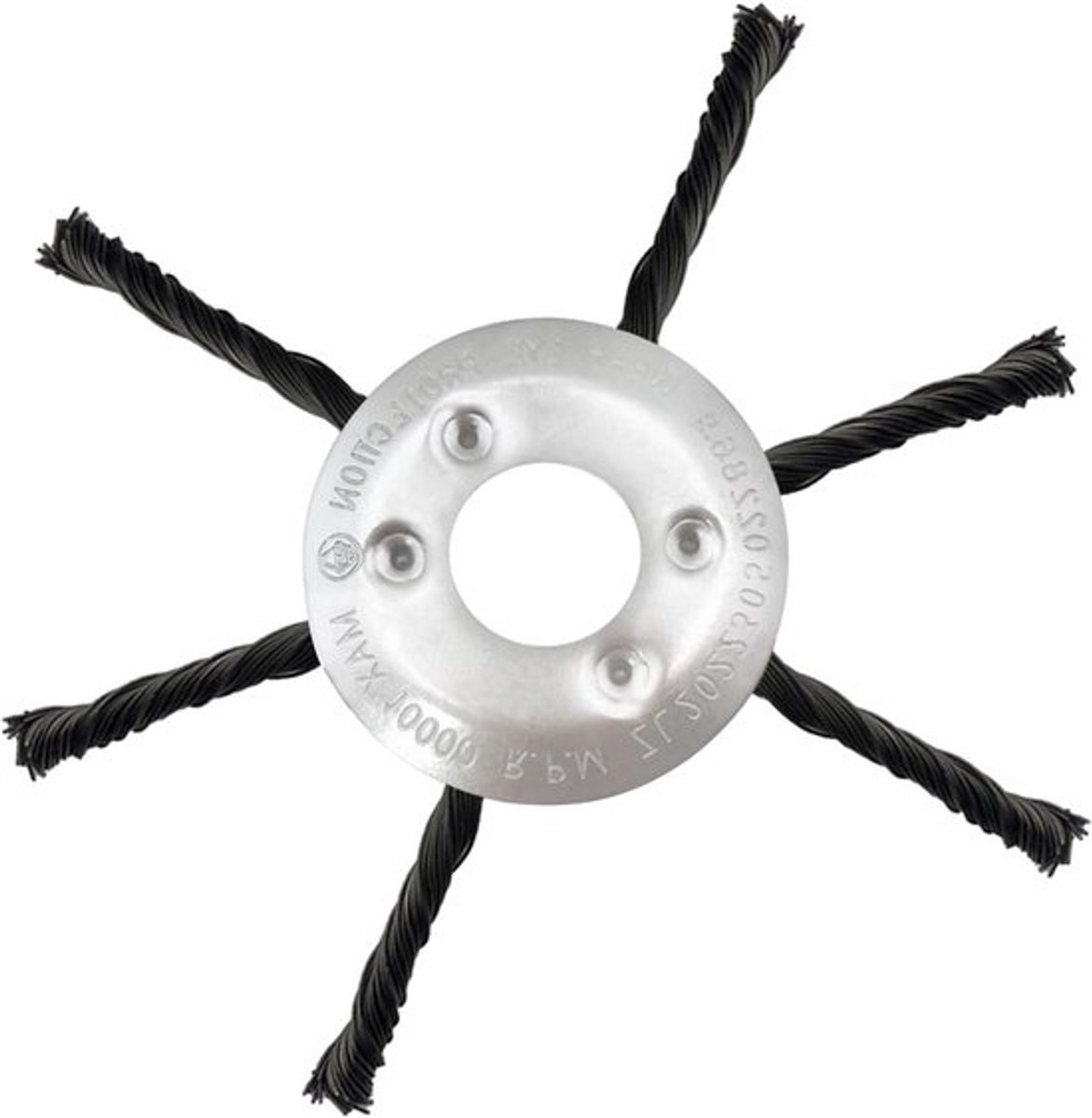 Professionele 180mm Steel Draad Borstelkop voor Grastrimmer en Onkruidbestrijding met 6 Koppen voor Tuin en Gazononderhoud