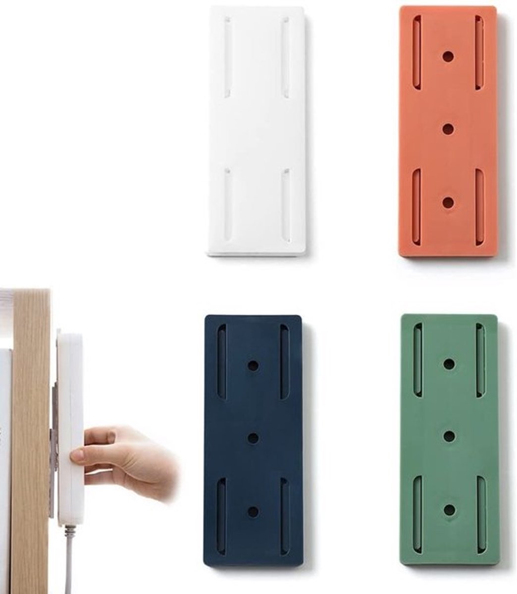 Set van 4 Zelfklevende Socket Houder voor Muurmontage