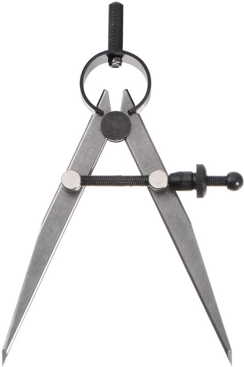 Veerscheidingstang 4 Inch - Koolstofstaal - Nauwkeurige Markering - Slijtvast - Gehard - Handig voor Geometrisch Tekenen - Meetgereedschap