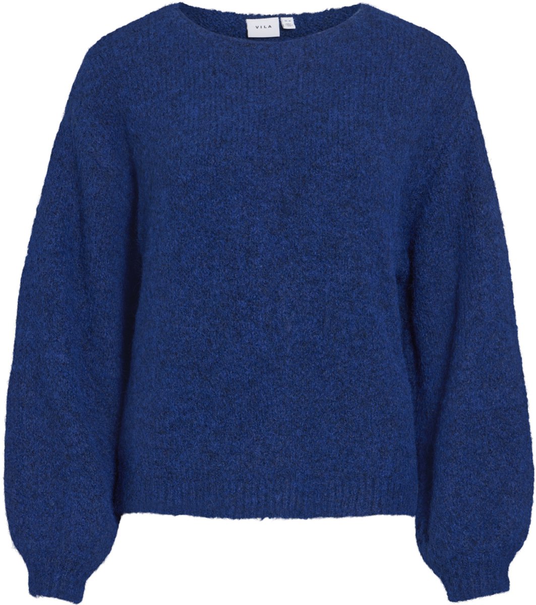 Vila Trui Vimarley L/s Knit Pullover- Noos 14110972 Navy Peony/melange Dames Maat - XL