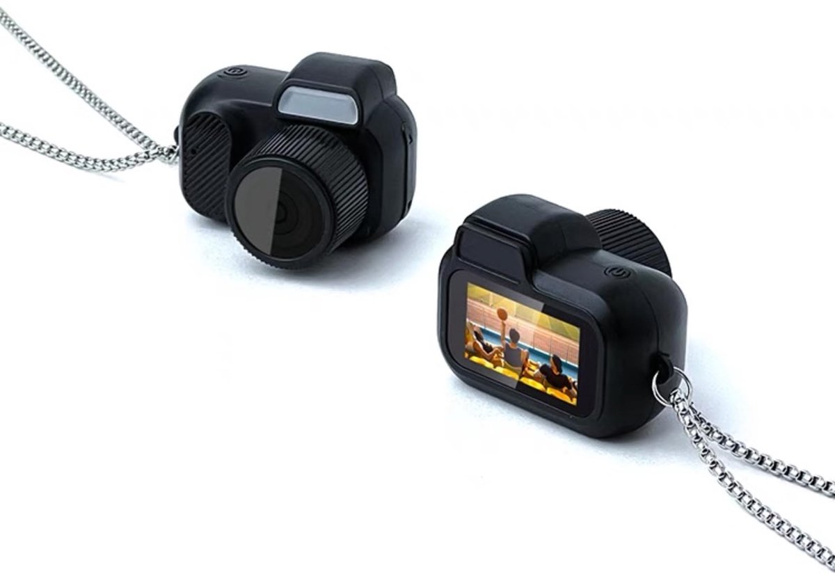 SnelShoppen - Mini Digitale Camera 2MP, Draagbare 1080P Compactcamera met Kleurenscherm, Polsband Anti-verlies Hanger voor Tieners, Studenten en Kinde