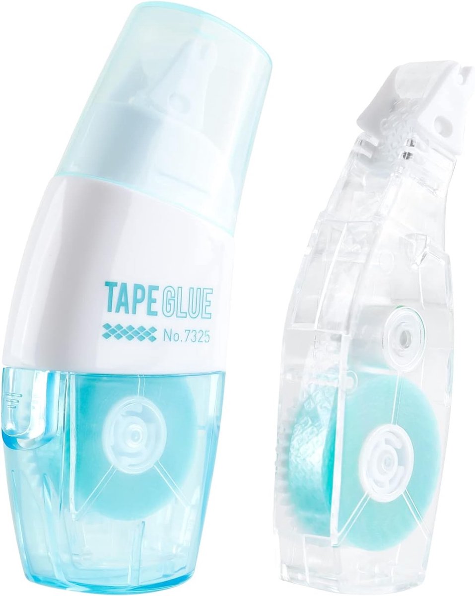 Hernieuwbare lijmroller met repositioneerbare tape voor scrapbooking, embossing en knutselen, inclusief navullingen voor kaarten en cadeauverpakkingen