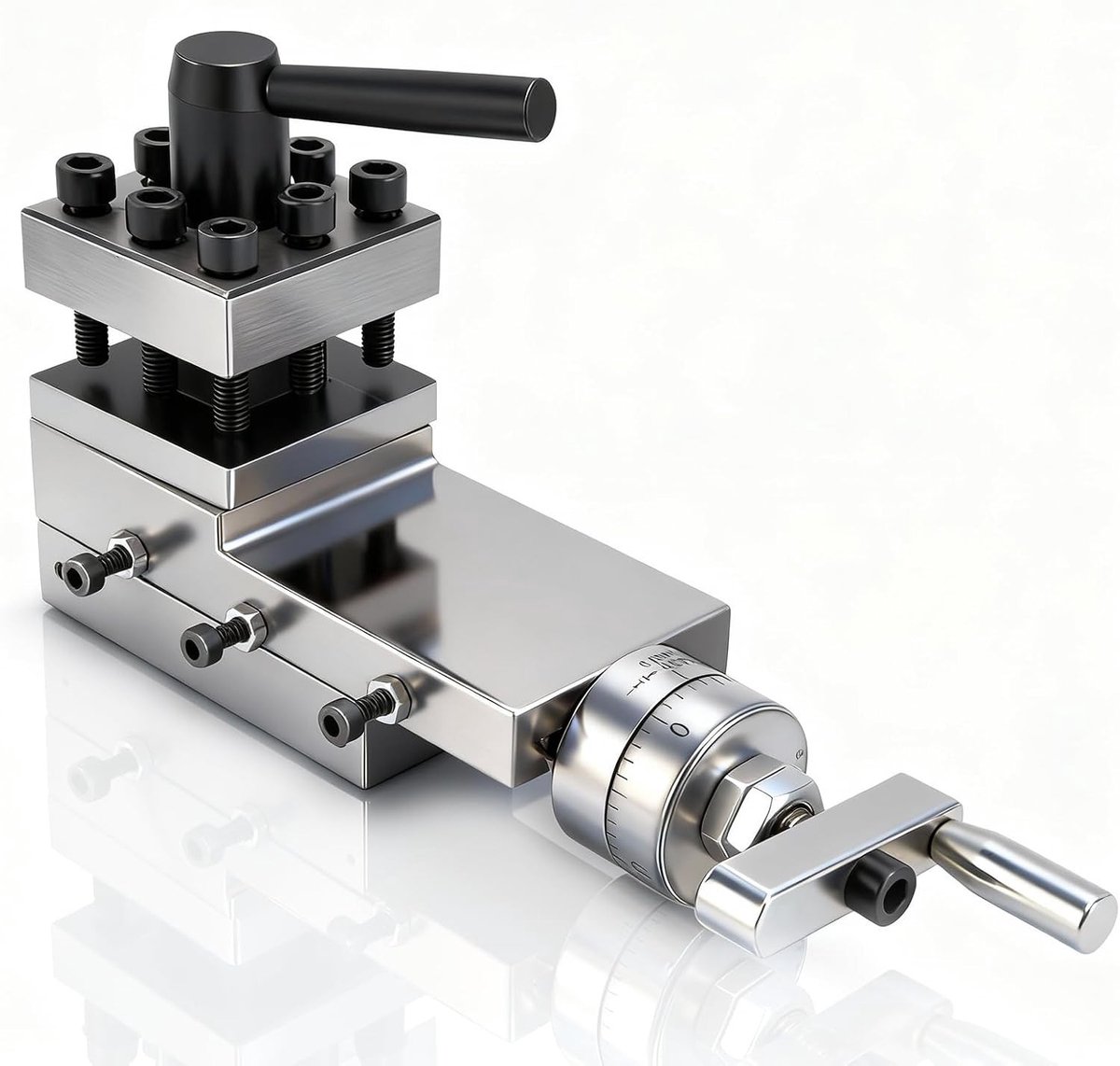 Eavy-Duty Vise Clamp voor Houtbewerking en Metaalbewerking - Snelle Verandering 2-Weg Mini 50x50mm, Ideaal voor Precisiewerk en Klussen