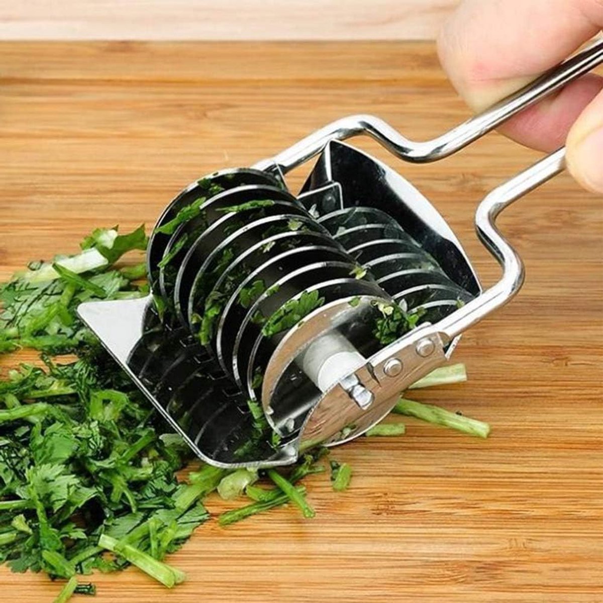 Pasta Machine van RVS voor Thuisgebruik, Spaghetti Maker, Pastamaker met Rolstok en Accessoires (16 x 7 x 3 cm)