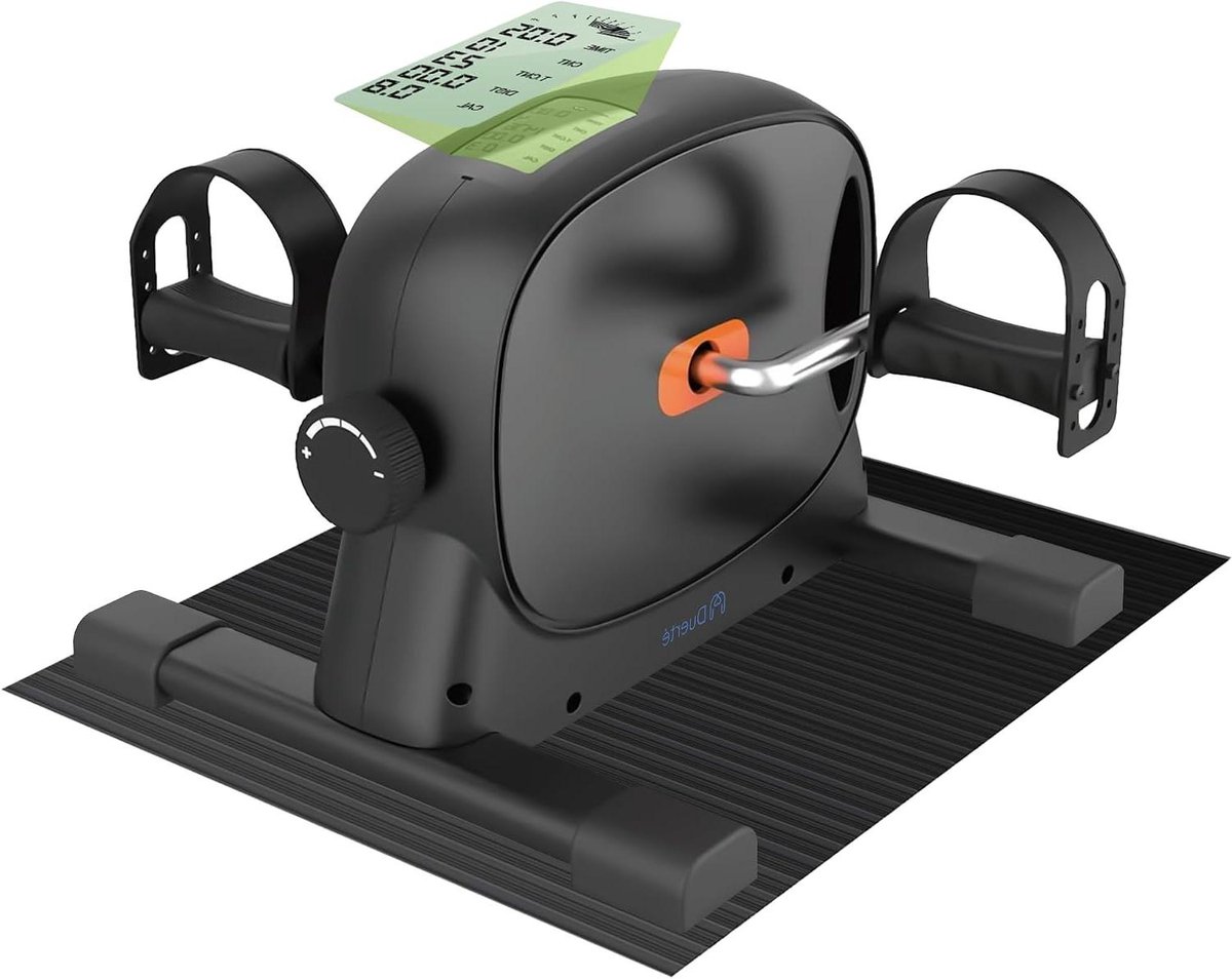 Fiets Trainer - Onderfiets - Zittend Trainen - Met LCD Monitor - 40 x 30 x 30 cm - Zwart