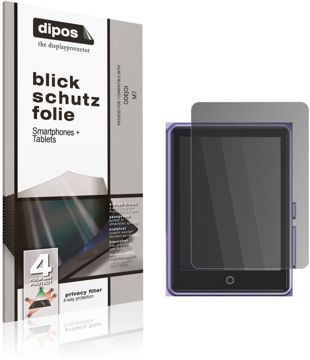 dipos – Matte Privacy Screenprotector geschikt voor ODEJOI M7 | Anti-Spy Beschermfolie