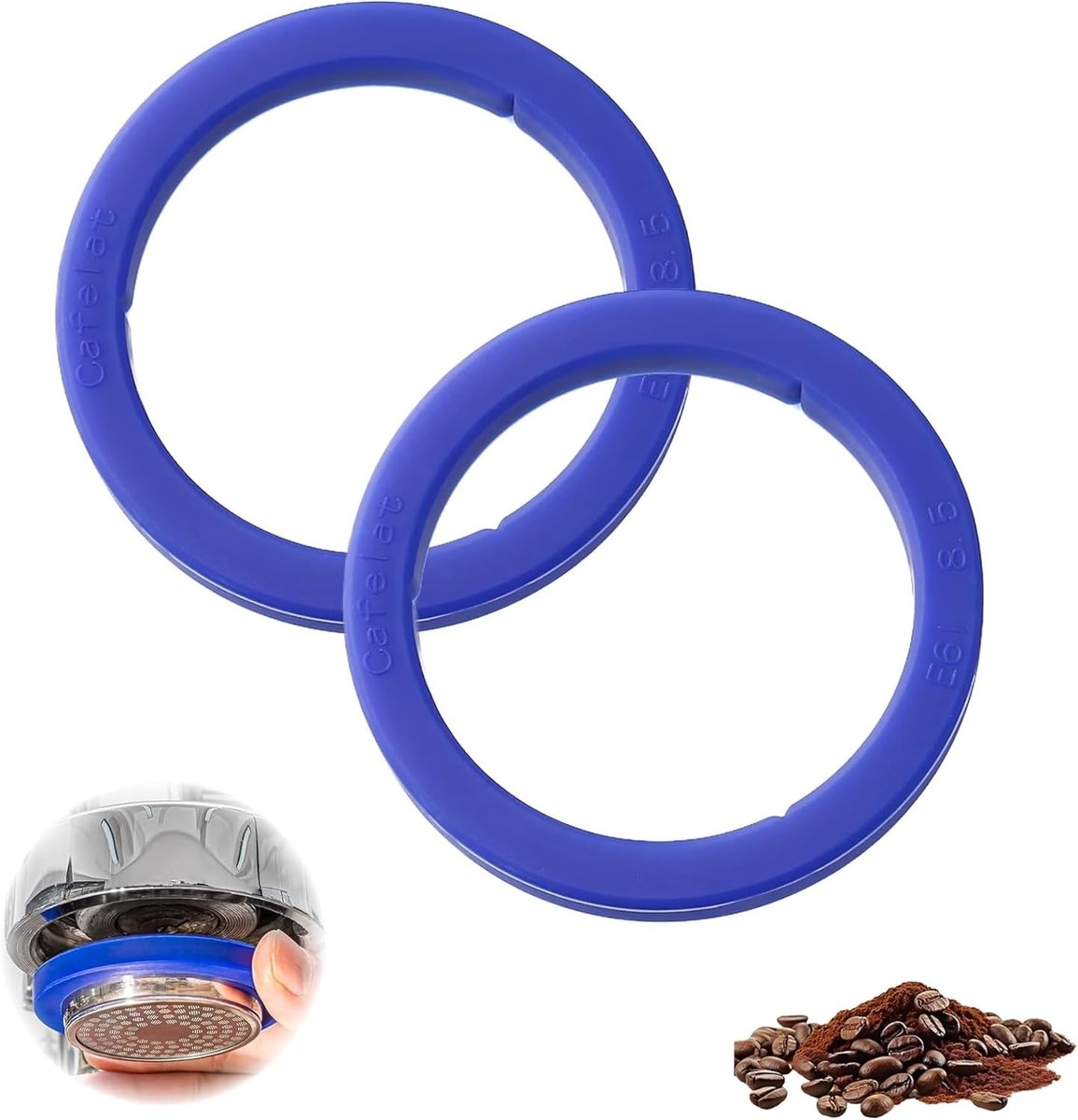 Verbeterde E61 Strainer Carriers - Vervangende Siliconen Seals voor Espresso Machine, BPA-vrij, Hittebestendig en Duurzaam, Ideaal voor Koffieliefhebbers
