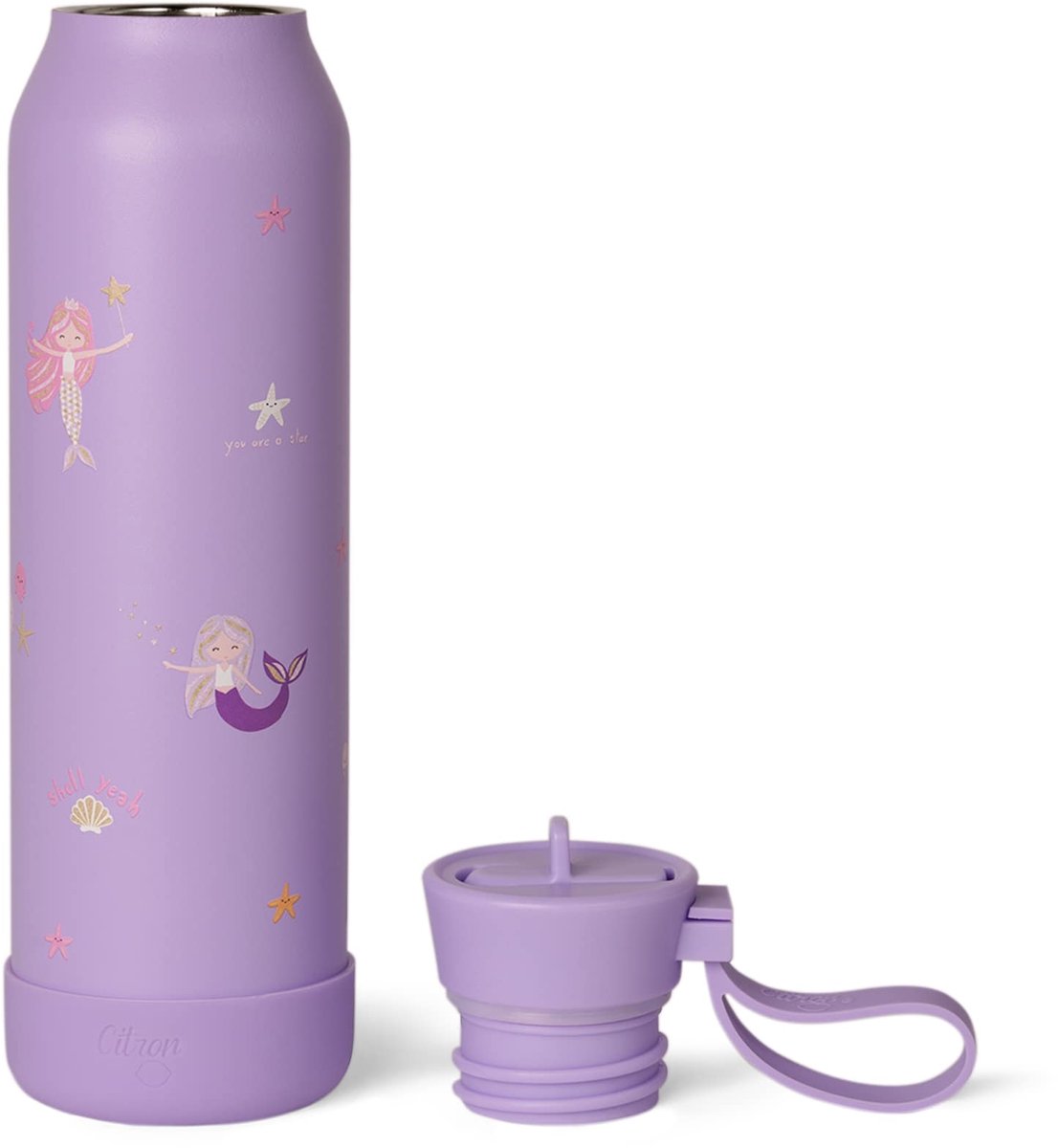 Citron | medium water bottle 500ml mermaid