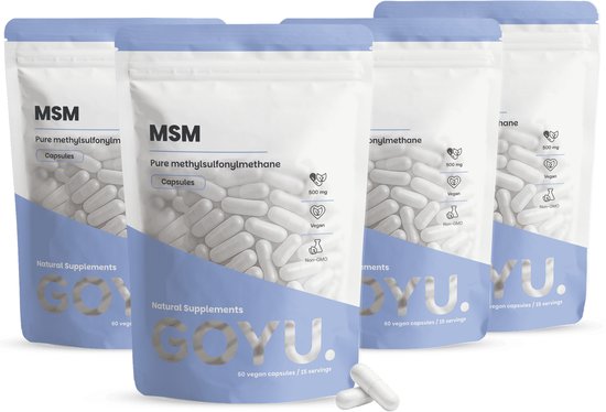 GOYU® - MSM Capsules 500 mg Multipack 240
