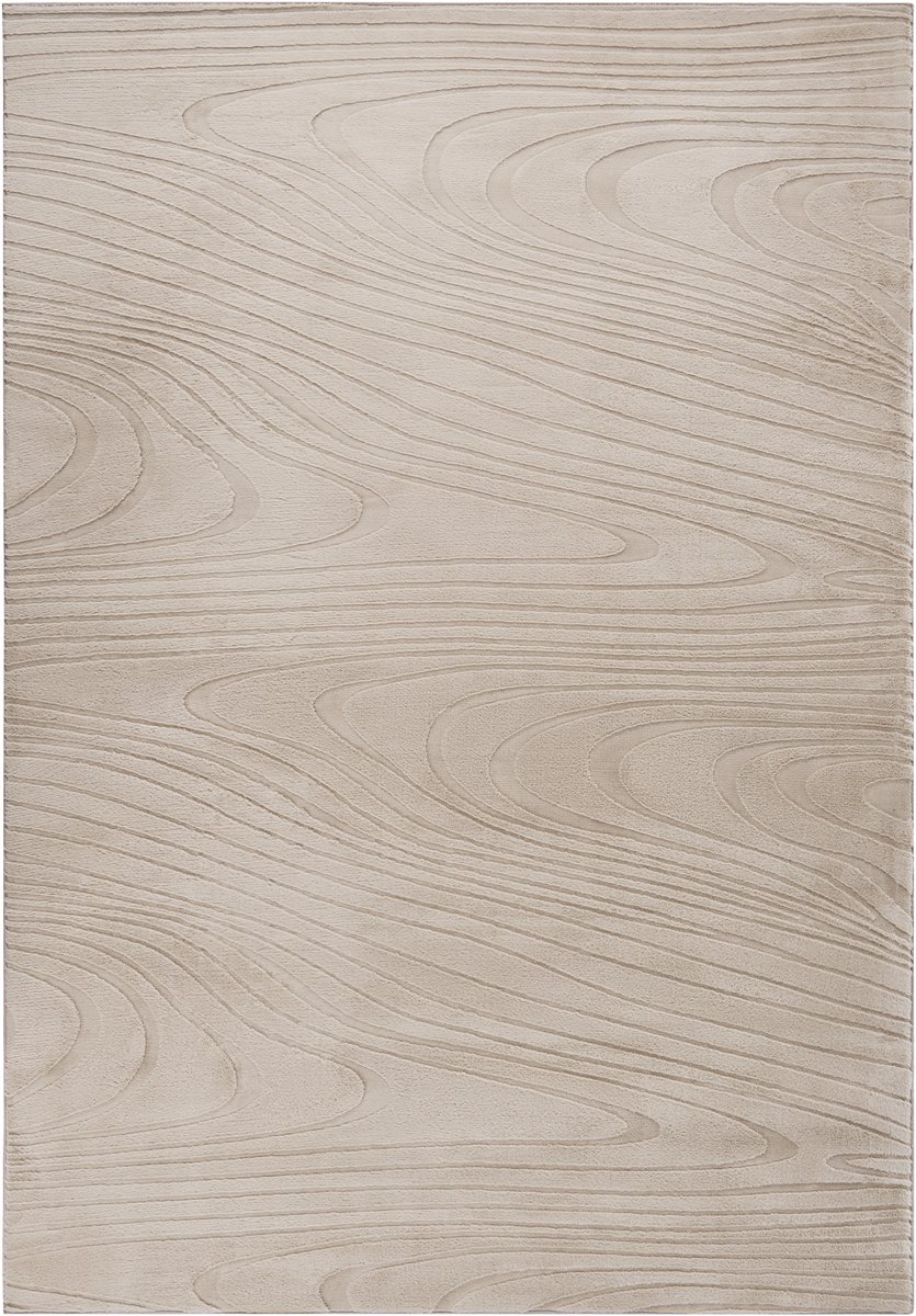 ONTAKE - Vloerkleed - Beige - 160 x 230 cm - Kunstbont