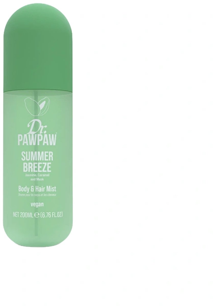 Dr PawPaw Summer Breeze Hair and Body Mist / Haar- en lichaamsspray met de geur van jasmijn, karamel en muskus 200 ml