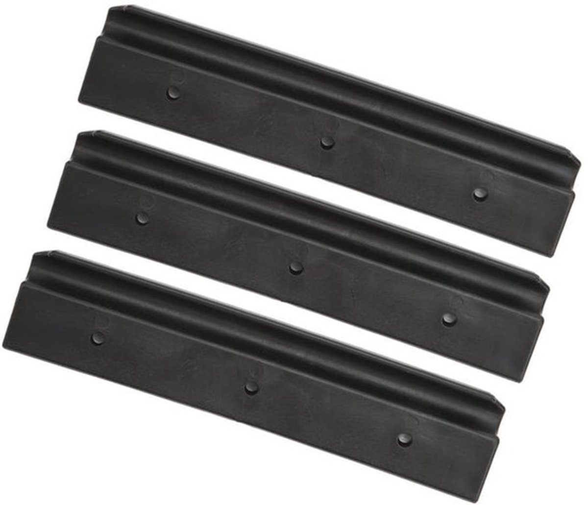 Bootclip Set van 3 - Marine Beugel - Vervanging Haak - Opblaasbare Boot - Rib/Dinghy/Kajak - Zwart - Bootaccessoire
