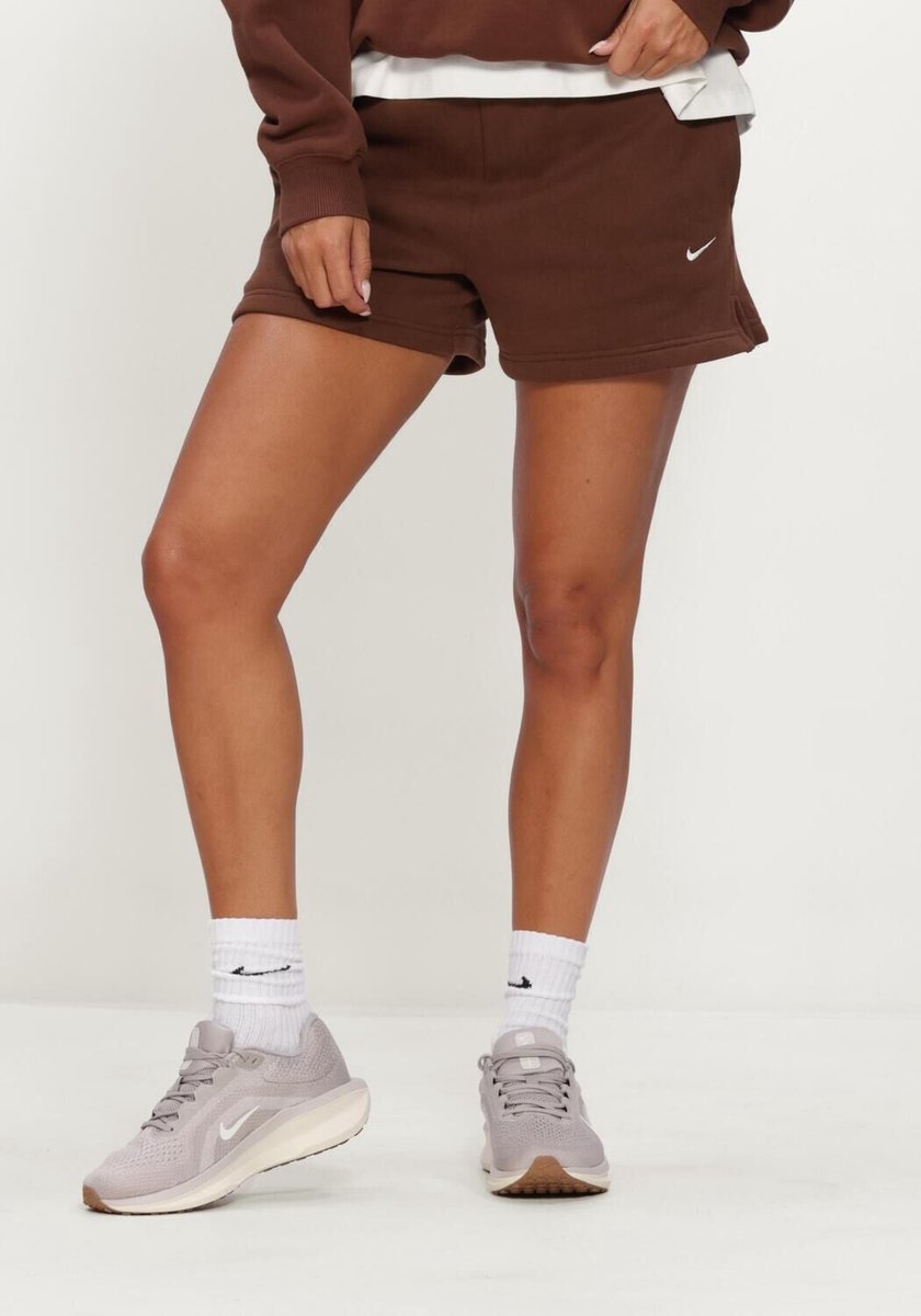 Nike Nike Studio Fleece Medium Weight.1 Broeken Dames - Bruin - Maat M