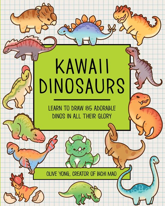 Kawaii Doodle - Kawaii Dinosaurs