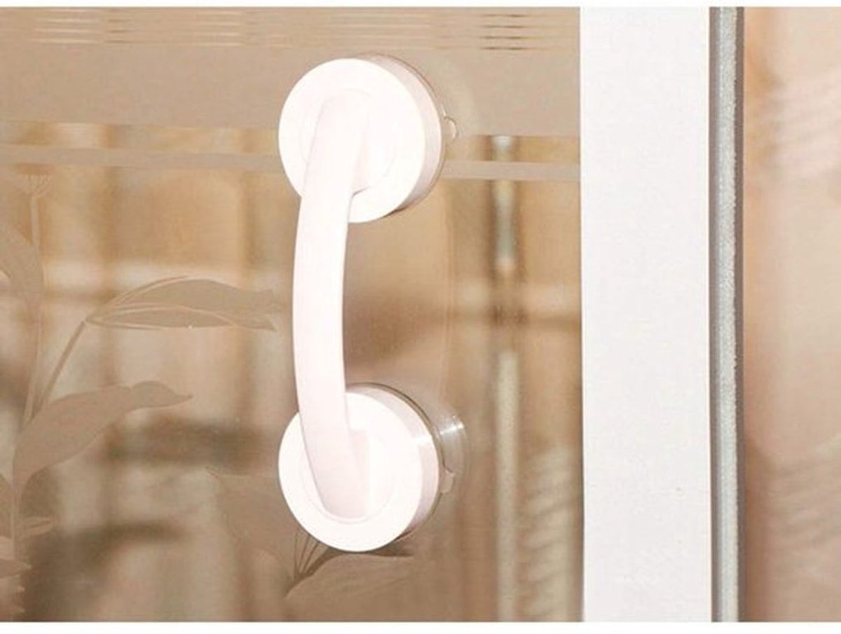 Zuignap Veiligheid - Antislip Handgreep - Draagbare Beugel - Snelle Installatie - Geschikt voor Tegels/Glas - 19,4x6,5x4,7 cm
