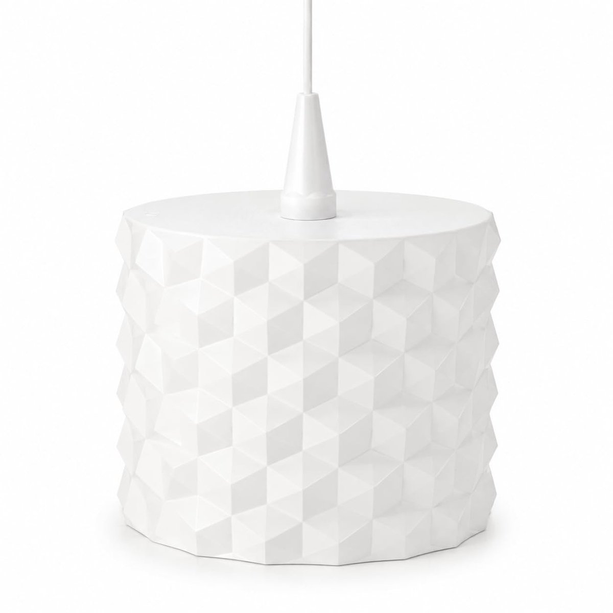 Solidchoice - Decoratief Scherm voor Sterrenlampen A1 met Geometrisch Patroon (Wit)