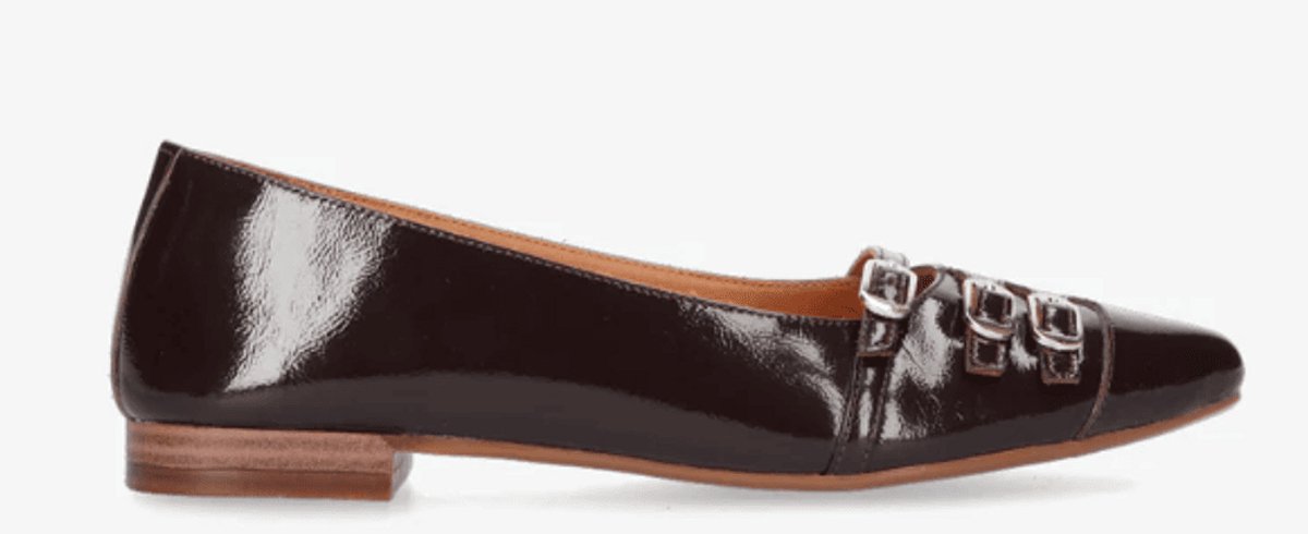 Tango Dames Ballerina Duna 5-f | Bruin | Maat: 40