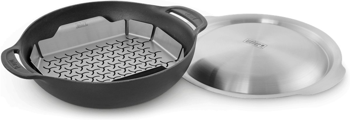 Weber Crafted wok & steamer
