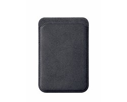 Calcomo® - Alcantara MagSafe Wallet – Magnetische Kaarthouder – 100% Italiaans Alcantara® – Dark Grey