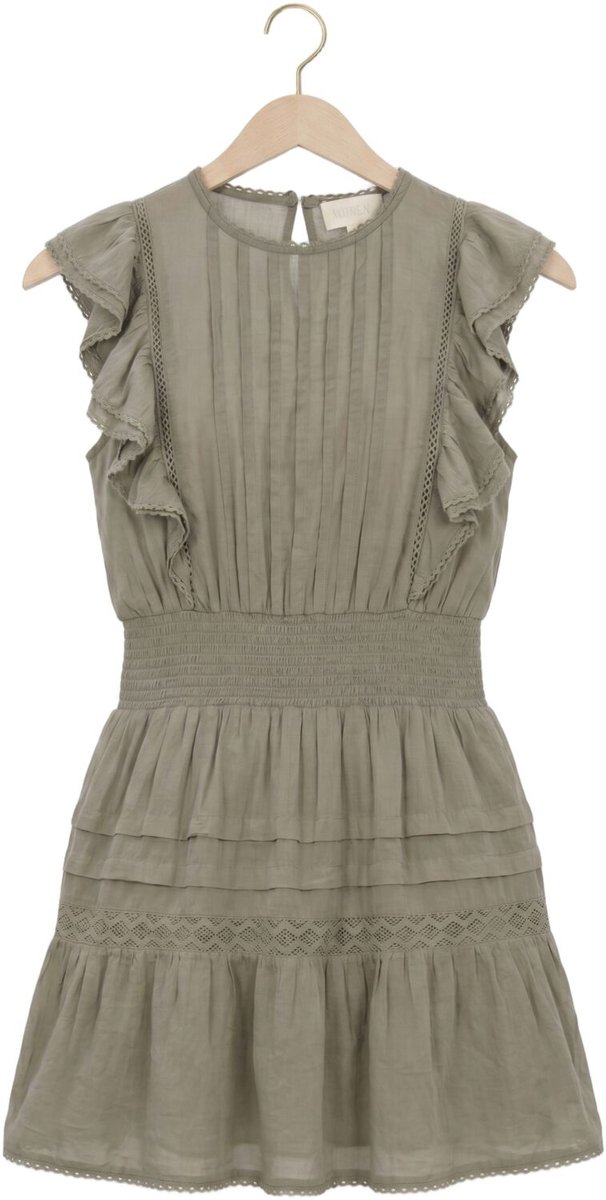 Notre-V Nv-henje Dames - Jurk - Khaki - Maat S