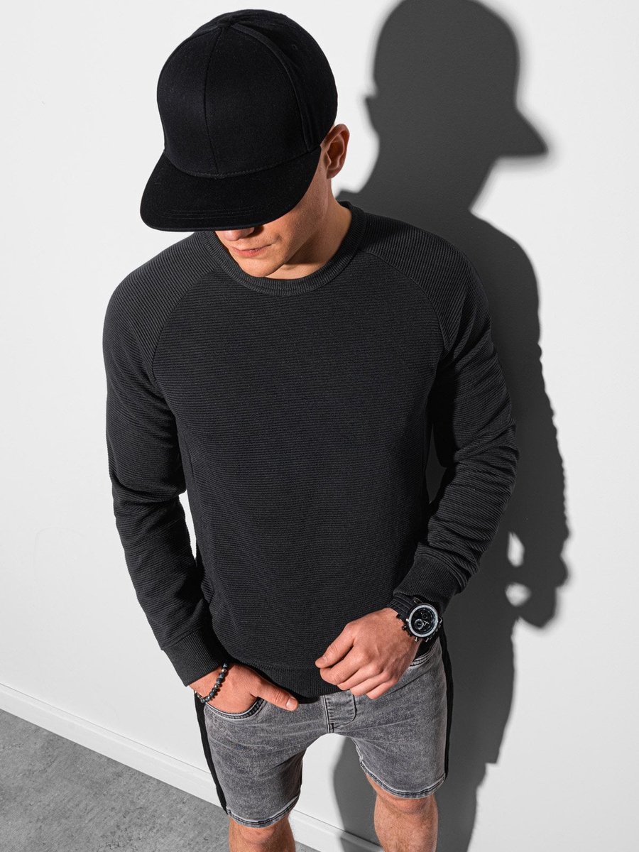 Ombre - Heren Sweater - Zwart - SALE! - Steekzakken