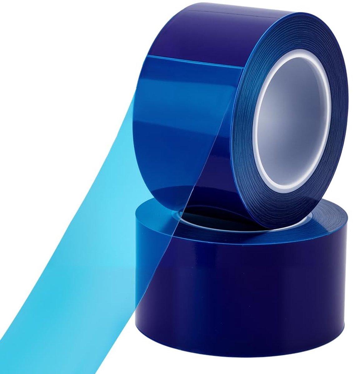 2 Rollen Oppervlakte Beschermingstape 200 m x 7 cm - Krastbestendige Film voor Horloges, Sieraden, Ramen en Meubels, Diepblauw