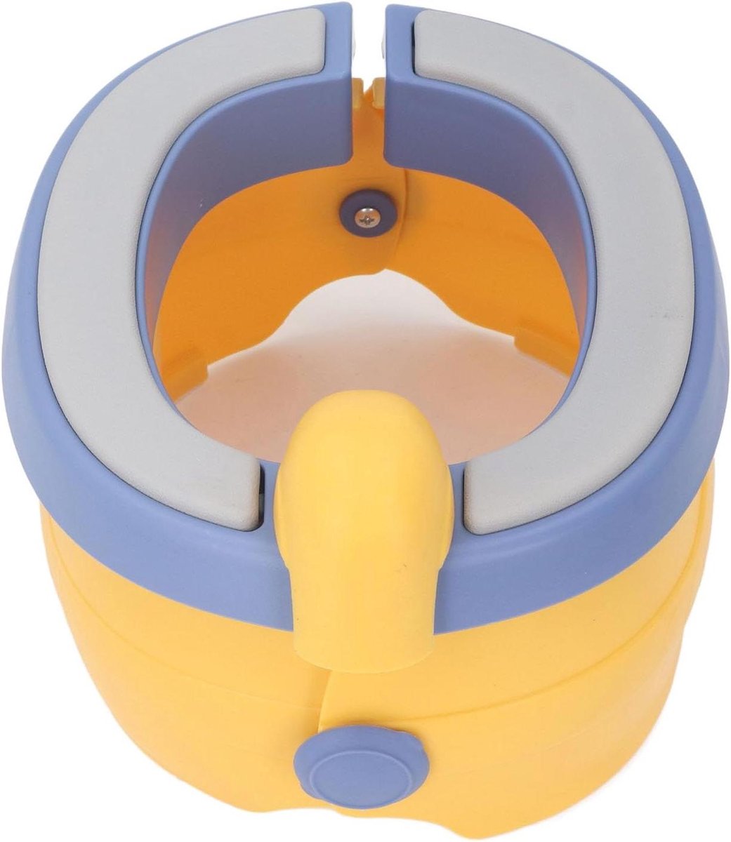 Draagbaar Potje Peuter - Reis Toilet - Zindelijkheidstraining Onderweg - Opvouwbaar Comfortabel Ontwerp - Compact Opvouwbaar - Blauw